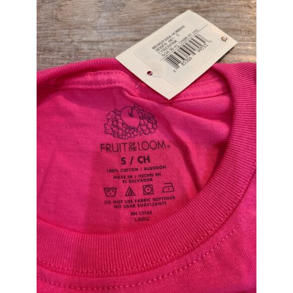 Fruit of the loom small women's pink basic tee new with tags - Picture 4 of 6